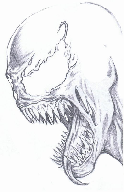 Aggregate more than 123 sketch of venom best - in.starkid.edu.vn